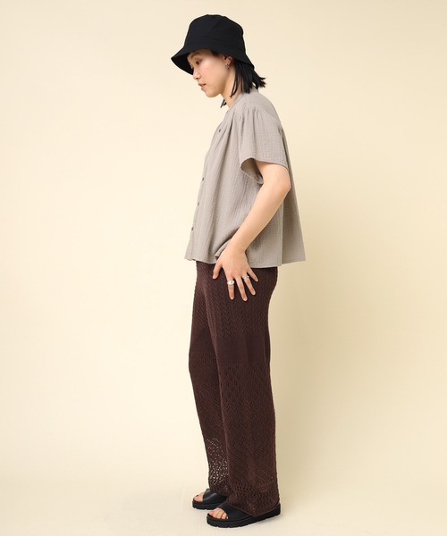 RNA-N(アールエヌエーエヌ)の「K2677 クロシェニットパンツ(その他パンツ・レディース・ブラウン/ブルー/アイボリー・MEDIUM)」の11枚目の写真