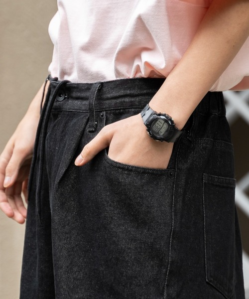 WEGO（ウィゴー）の「WEGO/デニムバギーショーツ（デニムパンツ・メンズ・コバルトブルー/ブラック/グレー・LARGE/MEDIUM）」の12枚目の写真