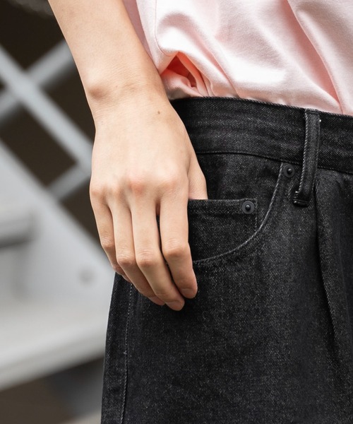 WEGO（ウィゴー）の「WEGO/デニムバギーショーツ（デニムパンツ・メンズ・コバルトブルー/ブラック/グレー・LARGE/MEDIUM）」の13枚目の写真