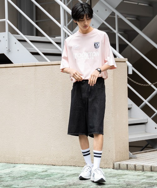 WEGO（ウィゴー）の「WEGO/デニムバギーショーツ（デニムパンツ・メンズ・コバルトブルー/ブラック/グレー・LARGE/MEDIUM）」の18枚目の写真