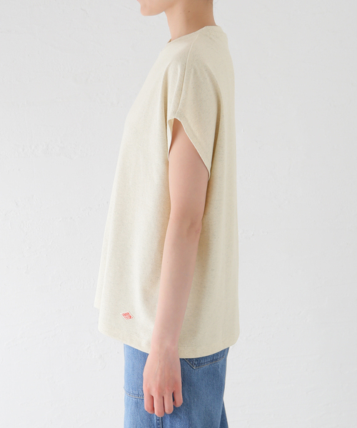 SLOBE IENA（スローブイエナ）の「DANTON/ダントン DOLMAN SLEEVE TEE DT-C0202（Tシャツ/カットソー・レディース・アイボリー/スカイブルー・FREE）」の10枚目の写真