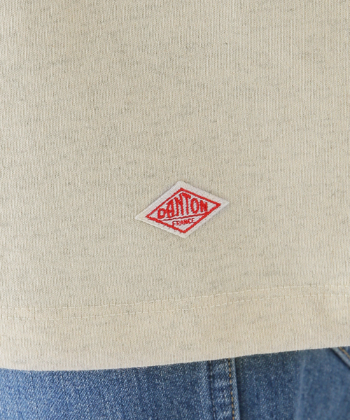 SLOBE IENA（スローブイエナ）の「DANTON/ダントン DOLMAN SLEEVE TEE DT-C0202（Tシャツ/カットソー・レディース・アイボリー/スカイブルー・FREE）」の15枚目の写真