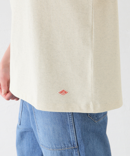 SLOBE IENA（スローブイエナ）の「DANTON/ダントン DOLMAN SLEEVE TEE DT-C0202（Tシャツ/カットソー・レディース・アイボリー/スカイブルー・FREE）」の16枚目の写真