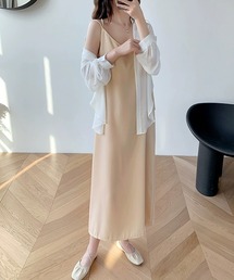 バッククロス キャミワンピース