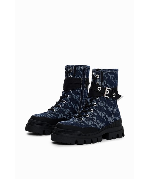 【セール】TRACKMONOGRAM デニム（ブーツ）｜Desigual（デシグアル）