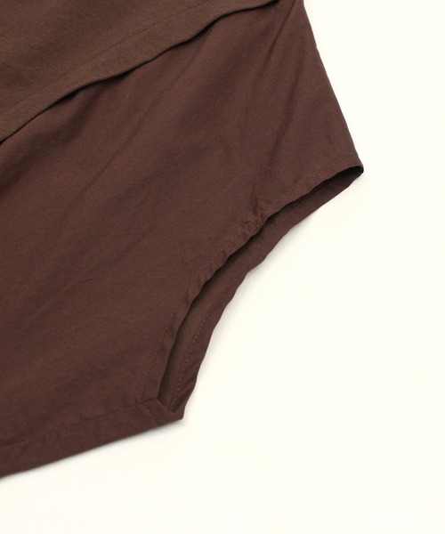 RNA-N(アールエヌエーエヌ)の「M2272 フレンチスリーブデザインプルオーバー(Tシャツ/カットソー・レディース・オフホワイト/ダークブラウン/ブラック・MEDIUM)」の20枚目の写真