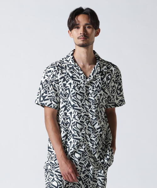 BEAVER(ビーバー)の「BAEXFATE/べクスフェイト アイスクールサテン開襟半袖シャツ(シャツ/ブラウス・メンズ・その他24/ホワイト/ブラック・L/M)」の15枚目の写真