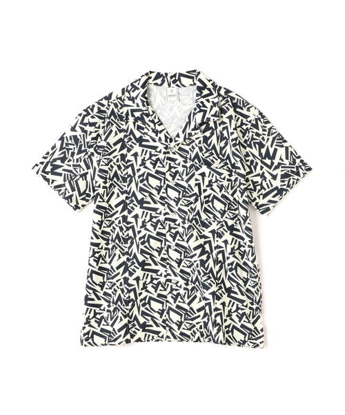 BEAVER(ビーバー)の「BAEXFATE/べクスフェイト アイスクールサテン開襟半袖シャツ(シャツ/ブラウス・メンズ・その他24/ホワイト/ブラック・L/M)」の16枚目の写真