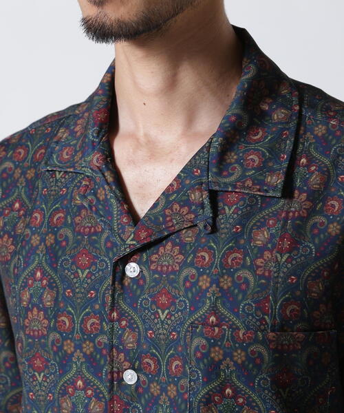 BEAVER(ビーバー)の「BAEXFATE/べクスフェイト アイスクールサテン開襟半袖シャツ(シャツ/ブラウス・メンズ・その他24/ホワイト/ブラック・L/M)」の19枚目の写真