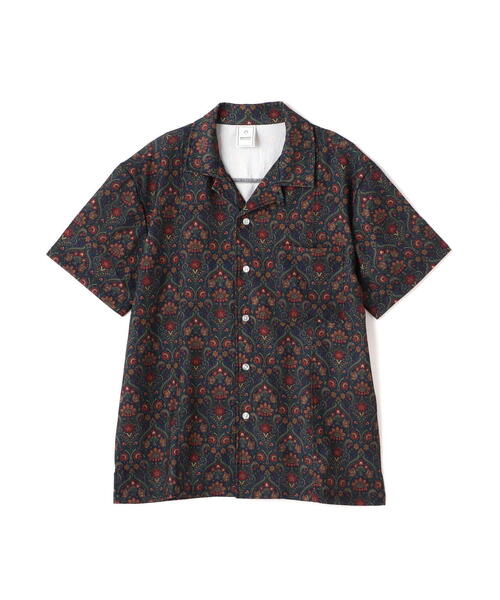 BEAVER(ビーバー)の「BAEXFATE/べクスフェイト アイスクールサテン開襟半袖シャツ(シャツ/ブラウス・メンズ・その他24/ホワイト/ブラック・L/M)」の22枚目の写真