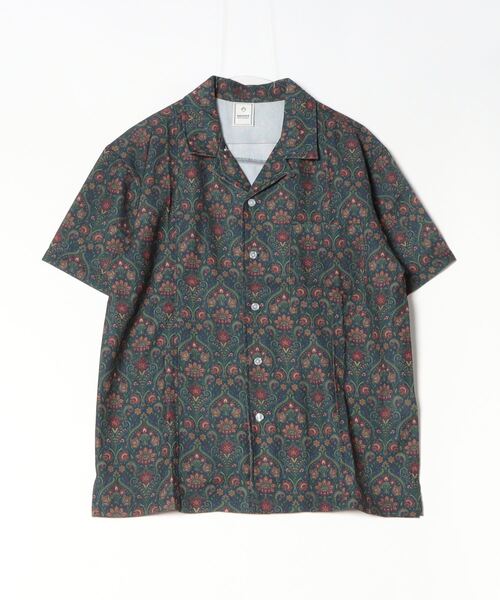 BEAVER(ビーバー)の「BAEXFATE/べクスフェイト アイスクールサテン開襟半袖シャツ(シャツ/ブラウス・メンズ・その他24/ホワイト/ブラック・L/M)」の7枚目の写真