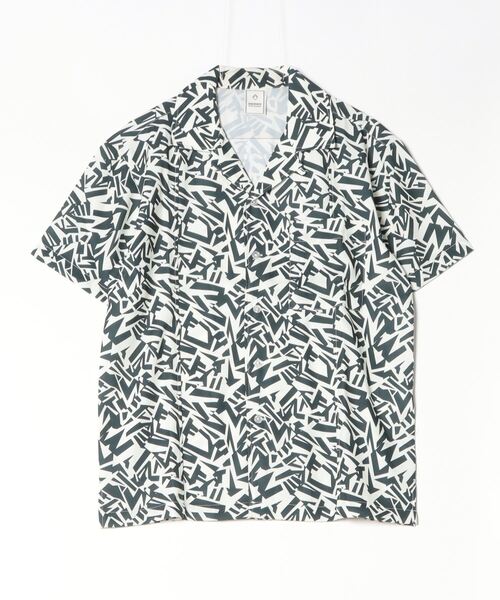 BEAVER(ビーバー)の「BAEXFATE/べクスフェイト アイスクールサテン開襟半袖シャツ(シャツ/ブラウス・メンズ・その他24/ホワイト/ブラック・L/M)」の5枚目の写真