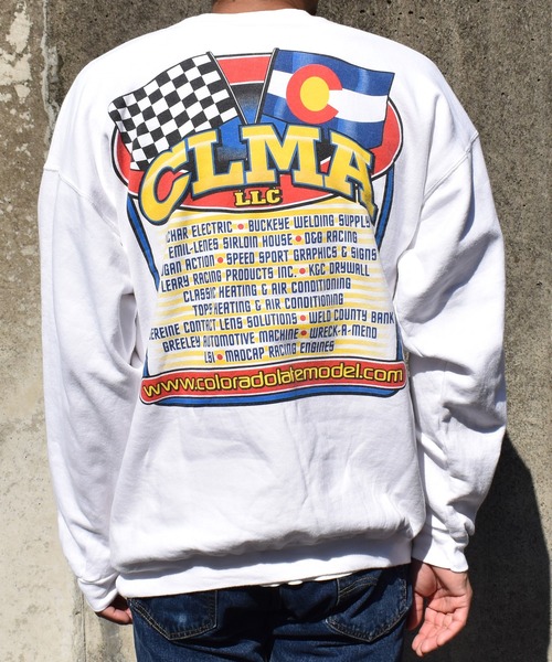 VINTAGE(ヴィンテージ)の「【ヴィンテージ古着】UNITED WE STAND UNITED WE RACE/ レース プリント スウェット(スウェット・メンズ・ホワイト・LARGE)」の13枚目の写真