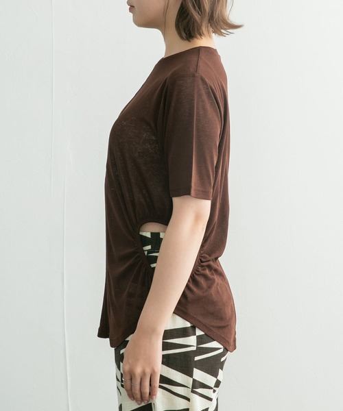 KBF（ケイビーエフ）の「サイドオープンカットソー（Tシャツ/カットソー・レディース・グリーン/ブルー/ブラウン・ONE）」の18枚目の写真