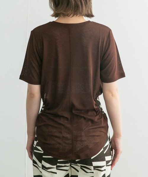 KBF（ケイビーエフ）の「サイドオープンカットソー（Tシャツ/カットソー・レディース・グリーン/ブルー/ブラウン・ONE）」の17枚目の写真