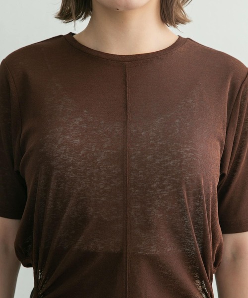 KBF（ケイビーエフ）の「サイドオープンカットソー（Tシャツ/カットソー・レディース・グリーン/ブルー/ブラウン・ONE）」の16枚目の写真