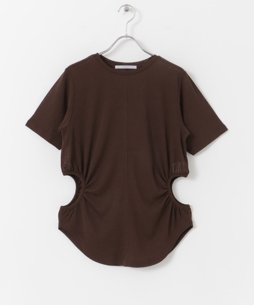 KBF（ケイビーエフ）の「サイドオープンカットソー（Tシャツ/カットソー・レディース・グリーン/ブルー/ブラウン・ONE）」の11枚目の写真