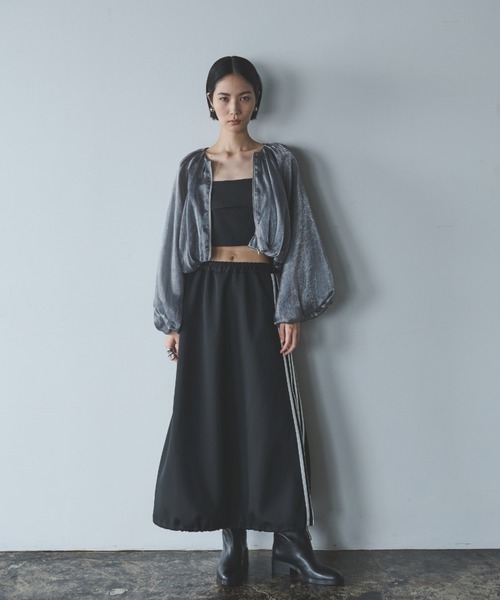 AIC.（エーアイシー）の「オーガンジーバルーンショートブルゾン