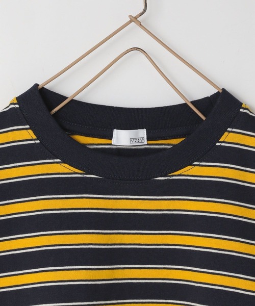 LOWRYS FARM（ローリーズファーム）の「マルチボーダーロングスリーブ　 134387（Tシャツ/カットソー・キッズ・ネイビー/グリーン/バーガンディー・110cm/120cm/130cm/140cm/150cm）」の5枚目の写真