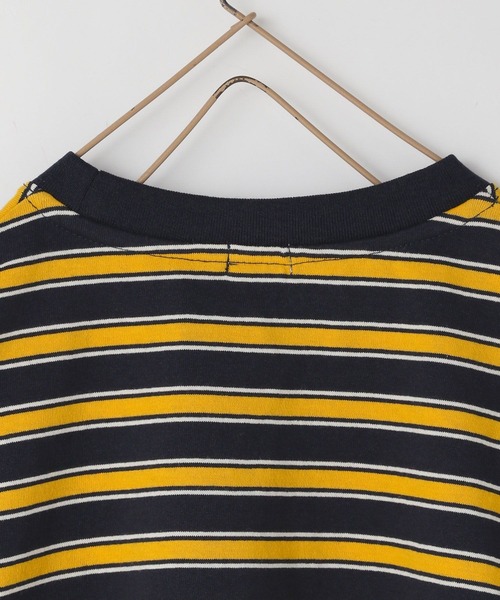 LOWRYS FARM（ローリーズファーム）の「マルチボーダーロングスリーブ　 134387（Tシャツ/カットソー・キッズ・ネイビー/グリーン/バーガンディー・110cm/120cm/130cm/140cm/150cm）」の9枚目の写真