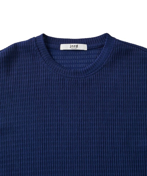  j.n.r.d（ジェー・エヌ・アール・ディー）の「j.n.r.d/エアリーアイレットハーフスリーブTシャツ（Tシャツ/カットソー・メンズ・グレー/ネイビー/ベージュ・LL/M/L）」の6枚目の写真