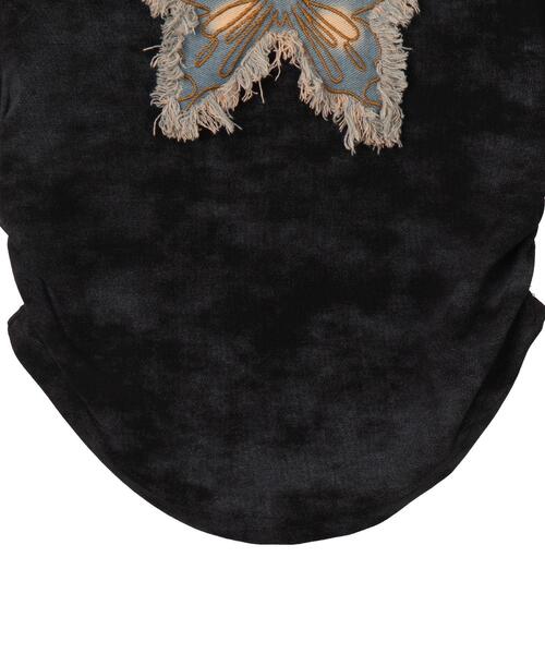 dispark（ディスパーク）の「DISPARK/サイドギャザーバタフライT（Tシャツ/カットソー・レディース・ベージュ/ブラック・FREE）」の22枚目の写真