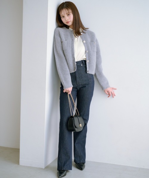 SNIDEL（スナイデル）の「ラウンドメタルショルダーバッグ（ショルダーバッグ・レディース・ブラック/ライトピンク/ベージュ・FREE）」の22枚目の写真