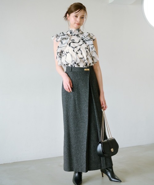 SNIDEL（スナイデル）の「ラウンドメタルショルダーバッグ（ショルダーバッグ・レディース・ブラック/ライトピンク/ベージュ・FREE）」の19枚目の写真