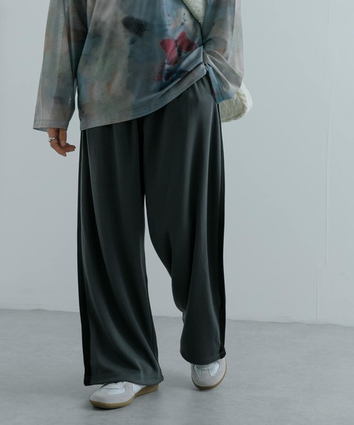 SENSE OF PLACE by URBAN RESEARCH(センスオブプレイスバイアーバンリサーチ)の「ジャージラインワイドパンツ(その他パンツ・メンズ・その他3/その他2/その他1/その他4・LARGE/MEDIUM)」の19枚目の写真