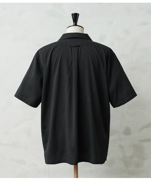 WAIPER.inc(ワイパーインク)の「コットンレーヨン オープンカラーシャツ ソリッドカラー WAIPER.inc WP1063(シャツ/ブラウス・メンズ・ブラック/ネイビー/ブラウン系その他/オレンジ/ミント/チャコールグレー・M/L/XL/XXL/S)」の11枚目の写真