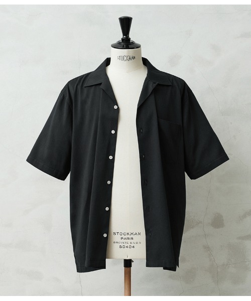 WAIPER.inc(ワイパーインク)の「コットンレーヨン オープンカラーシャツ ソリッドカラー WAIPER.inc WP1063(シャツ/ブラウス・メンズ・ブラック/ネイビー/ブラウン系その他/オレンジ/ミント/チャコールグレー・M/L/XL/XXL/S)」の13枚目の写真