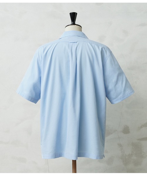 WAIPER.inc(ワイパーインク)の「コットンレーヨン オープンカラーシャツ ソリッドカラー WAIPER.inc WP1063(シャツ/ブラウス・メンズ・ブラック/ネイビー/ブラウン系その他/オレンジ/ミント/チャコールグレー・M/L/XL/XXL/S)」の8枚目の写真