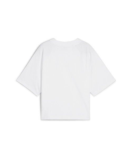 PUMA(プーマ)の「PUMA プーマ ウィメンズ CLASSICS PLAY.LOUD. リラックス 半袖 Tシャツ(Tシャツ/カットソー・レディース・ホワイト/ブラック・X-LARGE/LARGE/SMALL/MEDIUM)」の7枚目の写真