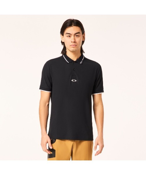 OAKLEY（オークリー）の「オークリー ENHANCE SS POLO ESSENTIAL 14.0 /ポロシャツ/吸汗速乾/TRAINING スポーツ・トレーニング/MENS/メンズ/OAKLEY（ポロシャツ・メンズ・ホワイト/ブルー/ブラック・S/M）」の2枚目の写真