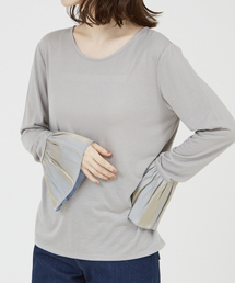 abahouse mavie | 袖切替えベルスリーブレイヤードインナー(Tシャツ/カットソー)