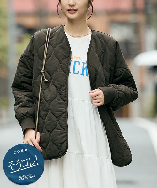 1回着 coel コエル レース切り替えブルゾン38定価36,300円ドラマ着用 エアーブルゾン/ウィンタースペック/MA-1/ブラック | Factelier