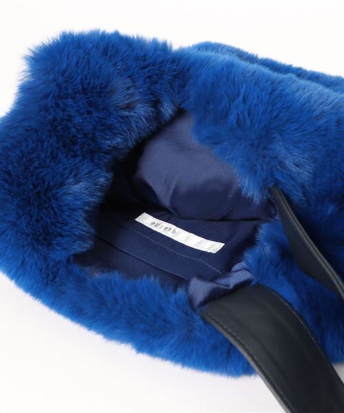 qualite（カリテ）の「ファーマルシェバッグ（トートバッグ・レディース・グレー/ブルー/ブラウン・フリー）」の6枚目の写真