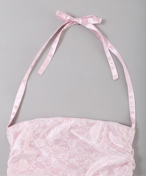 WC（ダブル シー）の「2WAYレースレイヤードトート（トートバッグ・レディース・ピンク/ブラック・FREE）」の7枚目の写真