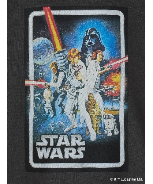 トップス AMERI VINTAGE / STAR WARS BLACK SWEAT Ameri（アメリ）の「STARWARS BLACK SWEAT（スウェット）」 - WEAR