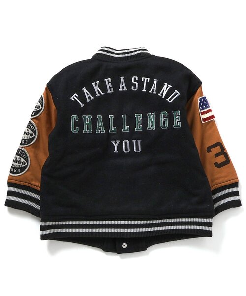 F.O.KIDS(エフオーキッズ)の「カスタムバーシティジャケット(ダウンジャケット/コート・キッズ・ブラック/レインボー/インディゴブルー・80/90/100/110/120/130/140/150)」の19枚目の写真