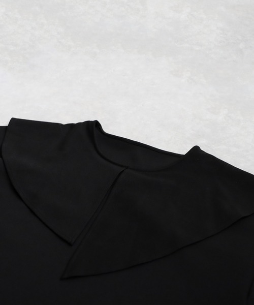 antiqua(アンティカ)の「フリルポンチワンピース(ワンピース・レディース・ブラック・ONESIZE)」の13枚目の写真