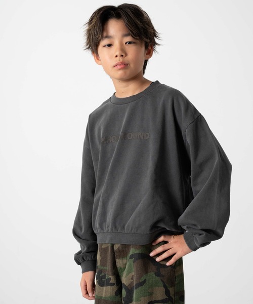SHORT ROUND（ショートラウンド）の「SHORT ROUND/ロゴプルオーバー(JUNIOR)（スウェット・キッズ・スミクロ・150/130）」の13枚目の写真
