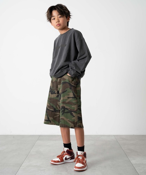 SHORT ROUND（ショートラウンド）の「SHORT ROUND/ロゴプルオーバー(JUNIOR)（スウェット・キッズ・スミクロ・150/130）」の4枚目の写真