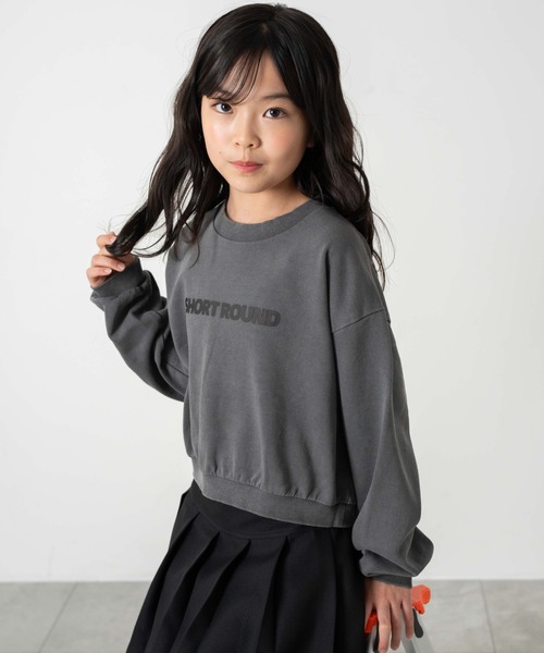 SHORT ROUND（ショートラウンド）の「SHORT ROUND/ロゴプルオーバー(JUNIOR)（スウェット・キッズ・スミクロ・150/130）」の8枚目の写真