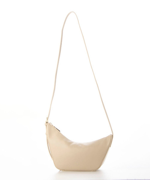 cache cache（カシュ カシュ）の「カシュカシュ cachecache / アシンメトリー舟型ショルダーバッグ（ショルダーバッグ・レディース・ブラック/アイボリー/キャメル・FREE）」の7枚目の写真