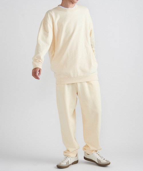 【完売品】新品　junjun QUWIL スウェット　パンツ　セット　ベージュ セール】【United Athle】10.0オンス クルーネックスウェット