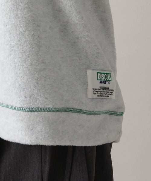 DISCUS（ディスカス）の「【2024FW】DISCUSＶネックフリースプルオーバー（スウェット・レディース・ナチュラル/ネイビー・FREE）」の20枚目の写真