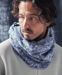 ANGENEHM(AQl[)mko12275-Paisley pattern knit snood jbgXk[h(lbNEH[}[/Xk[h)