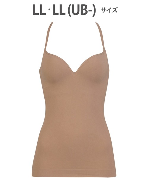 GOCOCi（ゴコチ）の「「GOCOCi ゴコチ」　カップ付きインナー（インナーウェア/肌着・レディース・ベージュ/ライトピンク/アイボリー/ブラック/ブルー/グリーン・LL(UB-)/LL）」の7枚目の写真