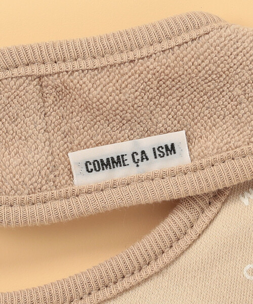 COMME CA ISM(コムサイズム)の「【リバーシブル】クマ耳付き スタイ(その他ベビー用品・キッズ・モカ/アイボリー・FREE)」の7枚目の写真